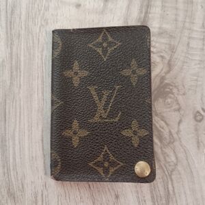 Louis Vuitton Monogram Porte Credit Pression Card Case Wallet